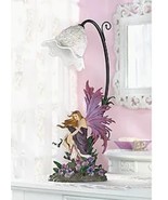 Orchid Flower Fairy Lamp Night Light Table 18&quot; Mythical Purple Fairycore... - $680.36 MXN