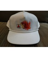 Vintage Citgo 4 color Eagle Logo Snapback Baseball Hat Trucker Cap White - $27.00 CAD
