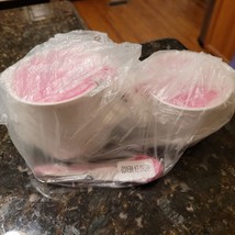 Tupperware 2309 &amp; 2310 Hot Pink Sugar Creamer Spoons Set New - $34.95