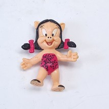 Petunia Pig Figure Vintage 1991 Toy Warner Brothers Looney Tunes 2-1/2&quot; Tall PVC - $3.99