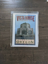 16" Crownpoint VISTA HOUSE Oregon 3d cutout retro USA STEEL plate display Sign - £46.69 GBP