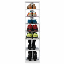 Wooden Shoes Storage Stand 7 Tiers Shoe Rack Organizer Multi-shoe Rack Shoebox - £76.23 GBP