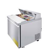 VEVOR 29"W Commercial Refrigerator, 7.1 Cu. Ft Sandwich Prep Refrigerated Table - $1,059.99