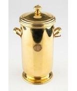 Cartier Solid 14k Yellow Gold and Glass Very Rare Vintage Lidded Ice Bucket - €75.797,53 EUR