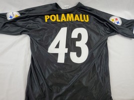 Troy Polamalu Pittsburgh Steelers Jersey NFL Apparel LARGE - £23.32 GBP