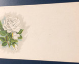 White Rose Victorian Trade Card VTC 8 - $6.92