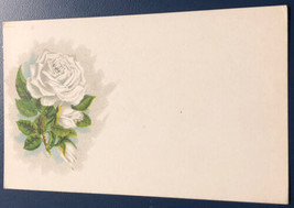 White Rose Victorian Trade Card VTC 8 - £5.44 GBP