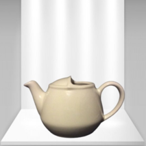Hall Vintage Collectibles White Porcelain Teapot #82 Made in USA - £23.73 GBP