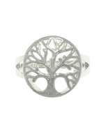 Jewelry Trends Tree Of Life Spiritual Sterling Silver Ring Size 5 - $425.22 MXN