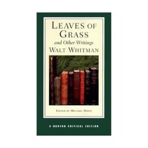 Leaves of Grass and Other Writings: Authoritative Texts, Other Poetry and Prose, - £40.20 GBP