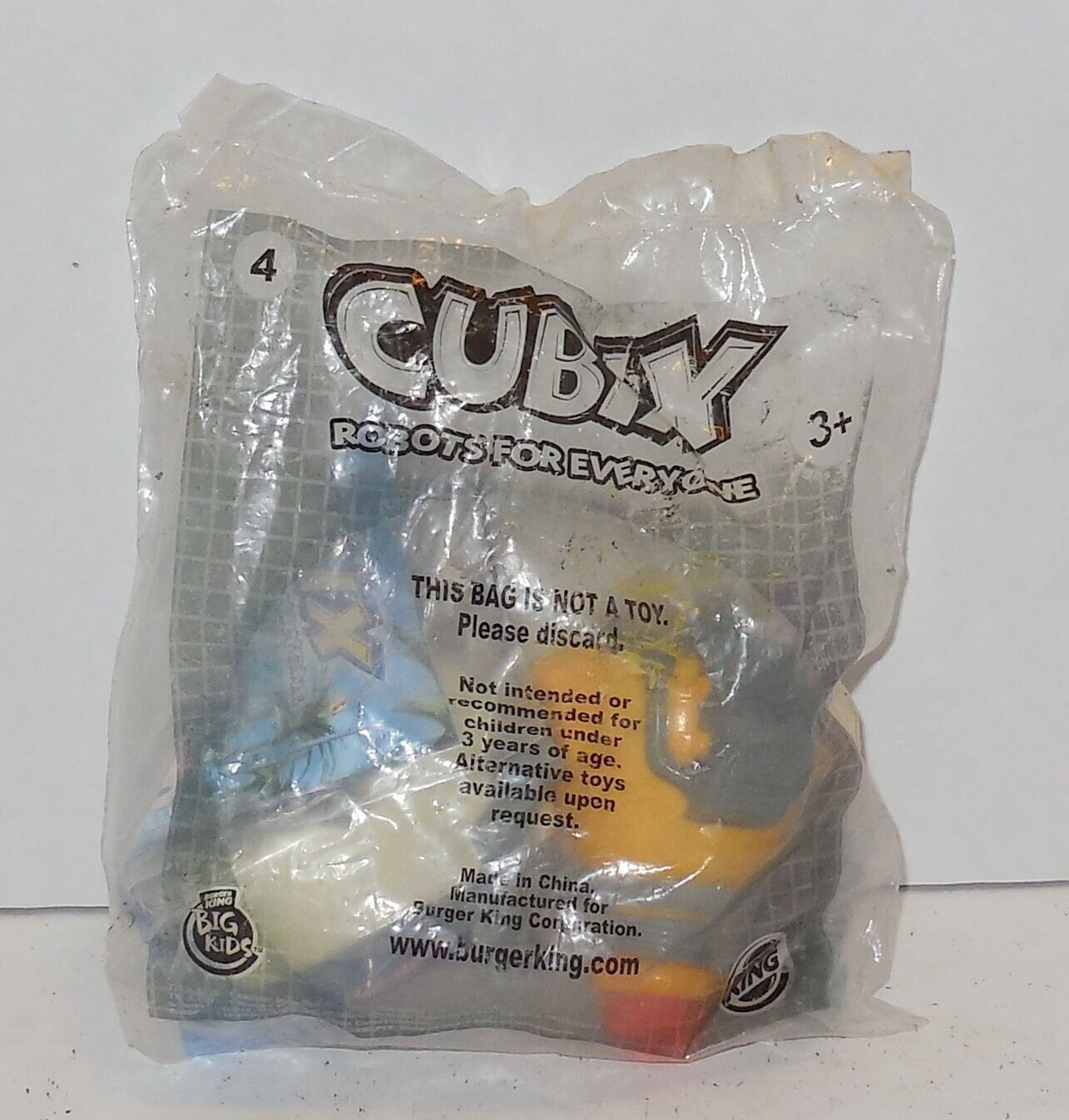 Primary image for 2001 Burger King Kid's Meal Toy Cubix Robots For Everyone #4 MIP