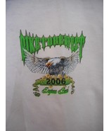 Eagle Double sided 2006 Daytona Beach FL Biketoberfest Graphic T-Shirt Sz S - $327.17 MXN