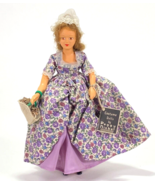 Costume Doll by Peggy Nisbet-Lavender Girl-Floral Dress-Hat-Basket-Tag-5... - £33.55 GBP