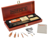 Hoppe's Deluxe Universal Gun Cleaning Kit Wooden Presentation Box All Ca... - $75.23