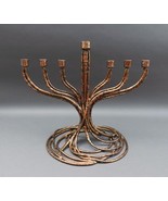 Roy R Butler Signed 1988 Brutalist Copper Judaica Hanukkah Menorah Sculp... - £1,738.34 GBP