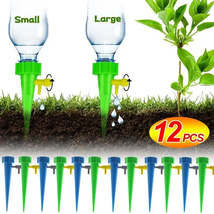 1/12PCS Automatic Flower Watering Device Indoor Plant Self-Watering Dripper Kits - £1.59 GBP+