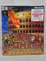 Big Box PC Age of Empires The Rise of Rome Expansion FACTORY SEALED NIB - £160.21 GBP