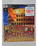 Big Box PC Age of Empires The Rise of Rome Expansion FACTORY SEALED NIB - $3,757.36 MXN