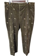 Polo Ralph Lauren Men 40L Corduroy Pants Fly Fishing Embroidered   - $65.72