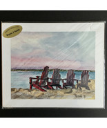 VTG Regan J Smith Limited Edition Seascape Print Signed &amp; Numb Beach Sce... - $61.83 CAD