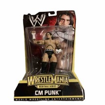 Mattel WWE Wrestlemania Heritage Series CM Punk Action Figure Wwf - £42.64 GBP