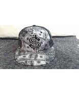 VTG 2Pac Style $100 Dollar Bill Money Hat by UniPro Size L Flat Bill - $27.10 CAD
