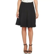 NWT Womens Size 8 Nordstrom CeCe by Cynthia Steffe Black Crepe A-Line Skirt - $28.41