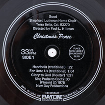 Good Shepherd Lutheran Home Choir California Christmas Peace Flex-Disc 7&quot; 33rpm - £3.32 GBP