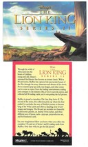 Walt Disney&#39;s Lion King Series II Promo Trading Card 1994 Skybox - £0.78 GBP