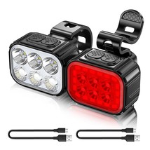 Toprider 550LM Bike Light Front Lamp Usb Rechargeable T6 Led 1100mAh Bicycle Lig - £87.28 GBP