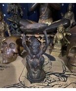Maya Deren&#39;s Antique African Bronze Monkey Bowl Figurine - The Voodoo Es... - £243.86 GBP