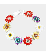 Flower garden magnetic bracelet - $14.85