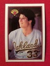 1989 Bowman Jose Canseco #201 Oakland Athletics FREE SHIPPING - $1.79