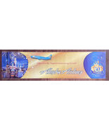 Alaska Airlines 2005 Disneyland 50th Anniversary Podium Banner 24x96 - $199.99