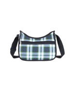 LeSportsac Deep Blue Tartan Classic Hobo Crossbody Fashion Trending Bold... - $1,582.45 MXN