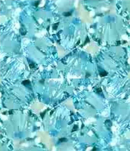 Primary image for 25 Pcs 4MM Aquamarine Swarovski Crystals 5301 Bicone