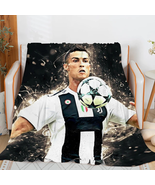 Sofa Blankets for Winter Cristiano Ronaldo Microfiber Bedding Custom War... - £20.94 GBP