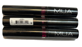 Pack Of 3 MUA Makeup Academy Lip Stain Gloss #332 RICH PINK (New/Sealed) - $15.83