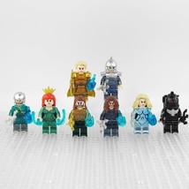 8pcs Aquaman Orm Marius Black Manta Nereus Mera Queen Atlanna Minifigures Set - £14.88 GBP