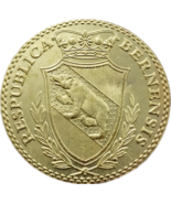 1796 República Bernesa 4 Ducado Conmemorativo - &quot;Benedictus Sit Jehova D... - $18.63 CAD
