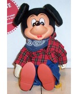 Walt Disney MICKEY MOUSE 8&quot; plush stuffed toy Rare Vintage #4 - $40.99 CAD