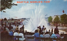Seattle World&#39;s Fair Unposted Vintage Postcard International Fountain - £7.87 GBP