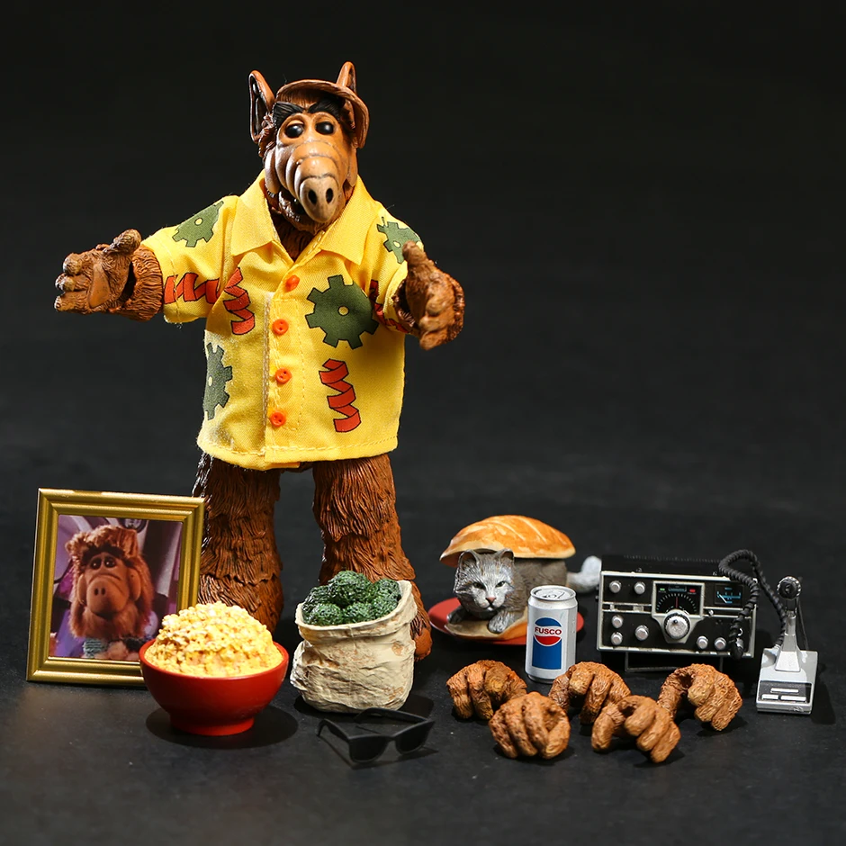 NECA Alf Ultimate 7-Inch ABS/PVC Action Figure Toy Doll w/Accesories - New Reel - £35.21 GBP+