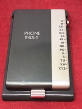 Green Phone Index Metal Top Flip Open Directory Used No Cards  - $9.85