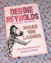 HC book Make &#39;Em Laugh by Debbie Reynolds 1st Ed memoir 2015 color photos - £4.00 GBP