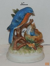 Vintage Gorham Gifts Music Box Robin Feeding Young Edelweiss Melody - $48.27