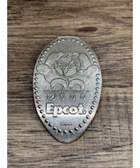 Walt Disney World Epcot Pressed Quarter 2000 Travel Souvenir KG JD - $10.89