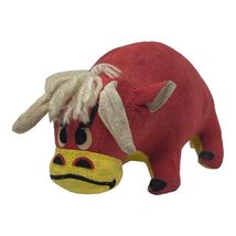 Vintage Dakin Dream Pet Tabasco The Red Bull with Moveable Horns Express... - $9.80