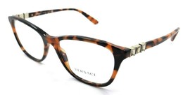 Versace Eyeglasses Frames VE 3213B 944 54-17-140 Dark Havana Made in Italy - £86.03 GBP