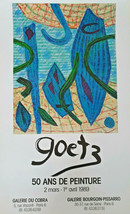 Götz - Original Exposición Póster – Galería de Cobra - Rareza- Cartel-1989 - $153.89